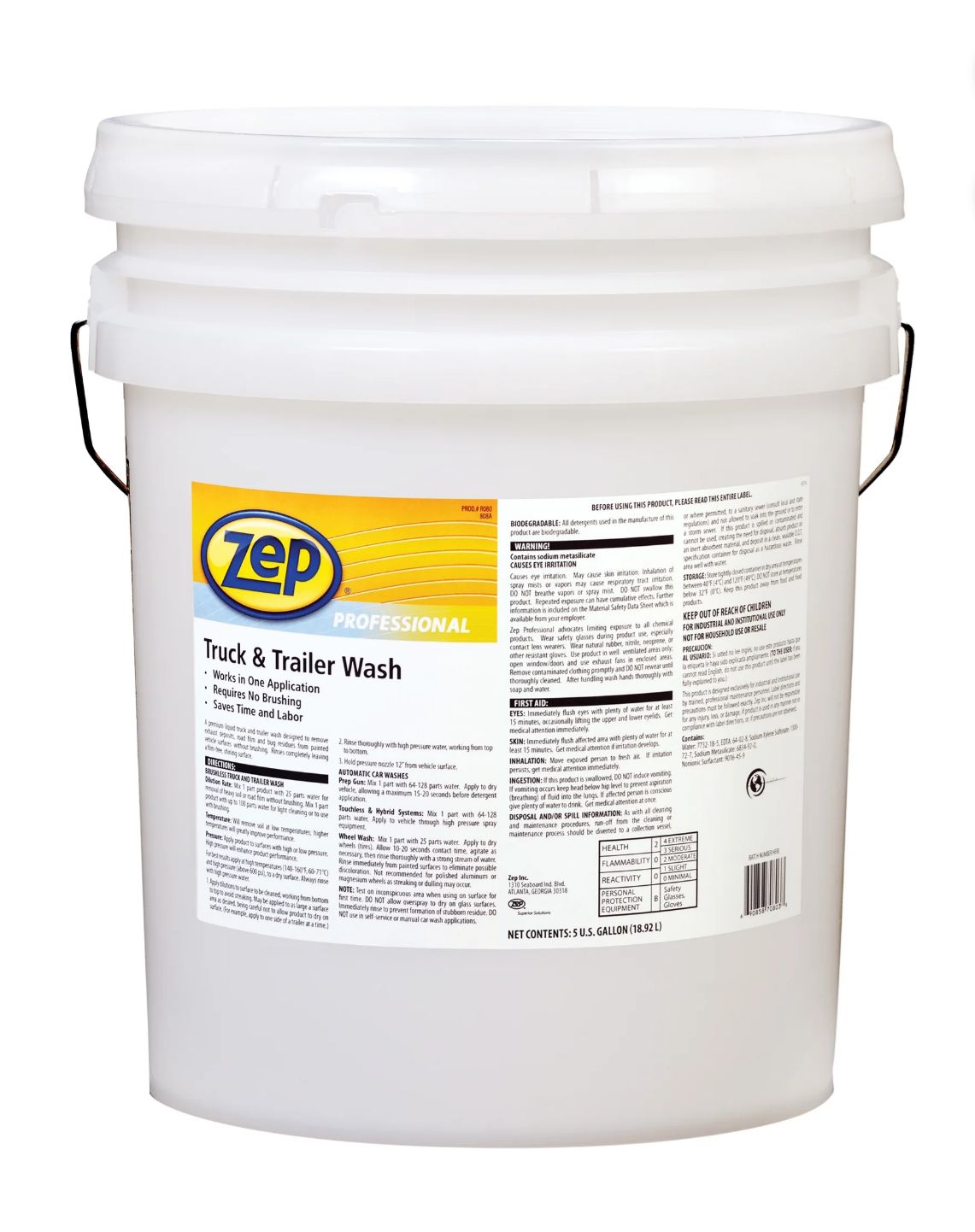 Zep commercial cleaning products used by PraGonza Power Wash LLC